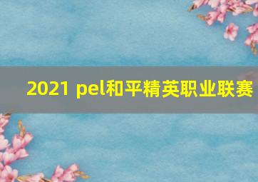 2021 pel和平精英职业联赛